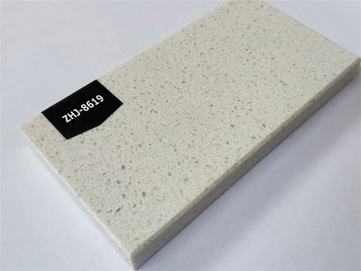 Arctic white quartz stone slab (3)