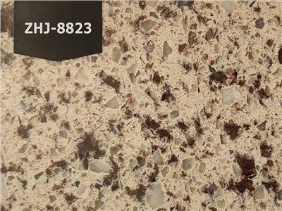 Večbarvno quartz kamnita plošča